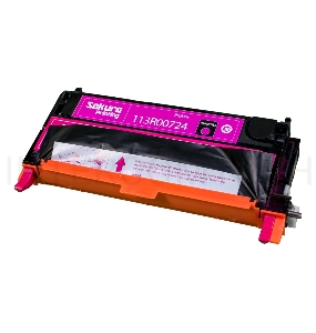 Картридж SAKURA 113R00724 для Xerox P6180, пурпурный, 6000 к.