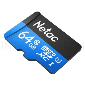 Флеш карта microSDHC 64GB Netac P500 <NT02P500STN-064G-R>  (с SD адаптером) 80MB/s