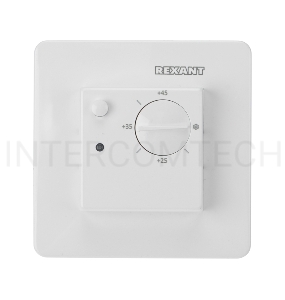 Терморегулятор механический RX-308U (белый) (совместим с Schneider серии Unica) REXANT