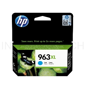 Картридж HP 963XL струйный голубой увеличенной ёмкости (1600 стр)