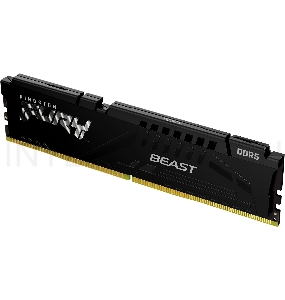 Модуль памяти Kingston 32GB U-DIMM DDR5 , 5600МГц, CL40, FURY Beast Black