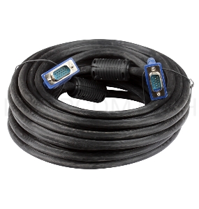 Кабель монитор-SVGA card (15M-15M) 10м 2 фильтра VCOM <VVG6448-10M>