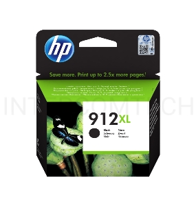 Картридж струйный HP 912 3YL84AE черный (825стр.) для HP OfficeJet 801x/802x