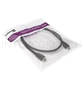 Кабель HDMI ExeGate EX287729RUS EX-CC-HDMI2-1.0 (19M/19M, v2.0, 1м, 4K UHD, Ethernet, позолоченные контакты)