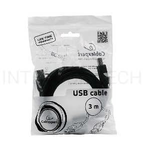 Кабель Gembird CCF-USB2-AMBM-10 USB 2.0 кабель PRO  для соед. 3.0м AM/BM  позол.конт., фер.кол., пакет 