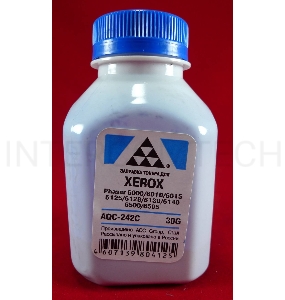 Тонер XEROX Phaser 6000/6010/6015/6125/6128/6130/6140/6500/6505 Cyan, (фл.30г.) AQC фас. России