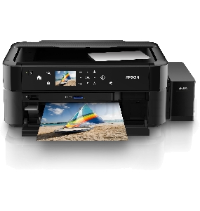 МФУ струйное Epson L850, 6-цветный струйный СНПЧ принтер/сканер/копир A4, 37 (38 цв) стр/мин, 5760x1440 dpi, подача: 100 лист., вывод: 50 лист., USB, картридер, печать фотографий, печать на CD/DVD, цветной ЖК-дисплей (старт.чернила - около 1800 фото форма