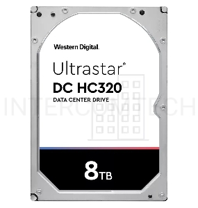 Жесткий диск Western Digital SATA-III 8Tb 0B36404 HUS728T8TALE6L4 Ultrastar DC HC320 (7200rpm) 256Mb 3.5