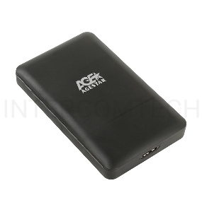 Внешний корпус для HDD/SSD AgeStar 3UBCP3 SATA пластик черный 2.5