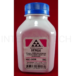 Тонер XEROX Phaser 6000/6010/6015/6125/6128/6130/6140/6500/6505 Magenta, (фл.30г.) AQC фас. России