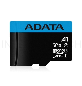 Флеш карта microSD 64GB ADATA microSDHC Class 10 UHS-I A1 100/25 MB/s (SD адаптер)