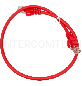 Кабель Патч-корд Lanmaster utp LAN-PC45/U5E-0.5-RD вилка RJ-45-вилка RJ-45 кат.5е 0.5м красный LSZH (уп.:1шт)