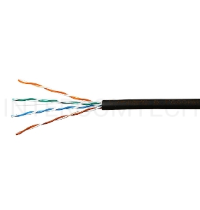 Кабель SkyNet Light UTP outdoor 4x2x0,46, медный, FLUKE TEST, кат.5e, однож., 305 м, box, черный