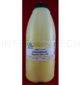 Тонер Konica Minolta Magicolor 2400/2430/2450/2480/2490/2500/2530/2550/2590 Yellow (фл., 175г) AQC - фас.России