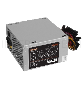 Блок питания 700W Exegate UN700, ATX, 12cm fan, 24p+4p,  6/8p PCI-E, 3*SATA,  2*IDE, FDD