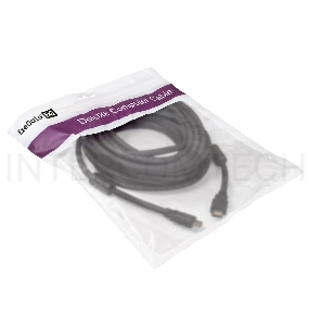 Кабель HDMI ExeGate EX287726RUS EX-CC-HDMI2-10.0F (19M/19M, v2.0, 10м, 4K UHD, Ethernet, ферритовые кольца, позолоченные контакты)