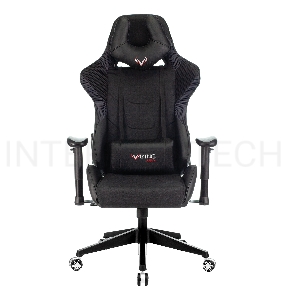 Кресло игровое Бюрократ VIKING 4 AERO BLACK EDITION черный искусст.кожа/ткань