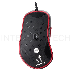 Мышь игровая Gembird MG-790, USB, 2400DPI, 5кнопок+колесо-кнопка, кабель тканевый 1.5 м