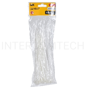 Хомут IEK UHH20-D036-200-050 200x3.6мм (упак:50шт) нейлон белый