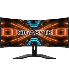 Монитор GIGABYTE G34WQC A-EK 34'' Curved 3440x1440, VA, 178/178, 1 (MPRT)мс, 144Hz, 350nit, 2DP/2HDMI, noUSB, 2x2W, HT, 1y