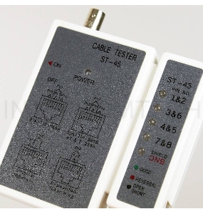 Инструменты Telecom LAN тестер ST-45 (LY-CT001) для BNC, RJ-45 6926123456002