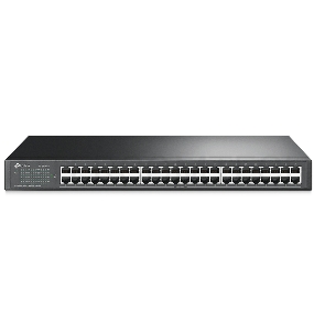 Коммутатор TP-Link SMB  TL-SF1048 48-port 10/100M Switch, 48 10/100M RJ45 ports, 1U 19-inch rack-mountable steel case