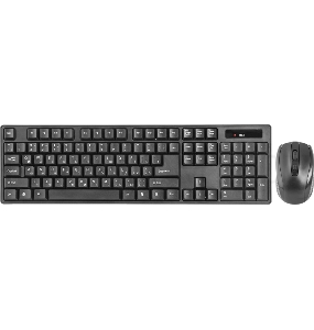 Клавиатура + мышь DEFENDER C-915 RU  Black USB 45915 {Беспроводной набор, полноразмерный}