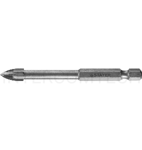 Сверло по плитке STAYER PROFI 2985-06_z01  с 4-мя режущими лезвиями d6мм