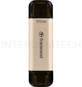 Флеш-накопитель Transcend USB Накопитель Transcend 512GB JETFLASH USB3.2, TLC, High Speed, Type-C и Type A  (420/400 МБ/с)