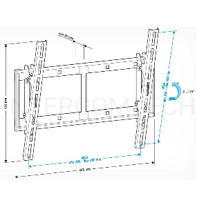 Кронштейн для телевизора Holder LCD-T4609 черный 32