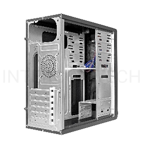 Корпус Miditower ExeGate CP-603UB Black, ATX, <CP500W, 80mm>, 2*USB+2*USB3.0, Audio, замок блокировки кнопки питания