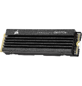 Накопитель  CORSAIR SSD MP600 Pro LPX, 500GB, M.2(22x80mm), NVMe 1.4, PCIe 4.0 x4, 3D TLC, R/W 7100/3700MB/s, IOPs 435 000/615 000, TBW 350, DWPD 0.38, with Heat Spreader (5 лет)