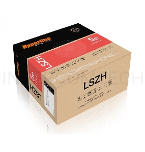 Кабель информационный Hyperline FUTP4-C5E-P26-IN-LSZH-WH-100 кат.5E F/UTP 4X2X26AWG LSZH внутренний 100м белый
