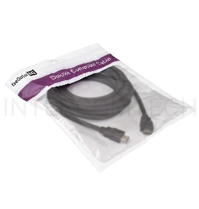 Кабель HDMI ExeGate EX287732RUS EX-CC-HDMI2-5.0 (19M/19M, v2.0, 5м, 4K UHD, Ethernet, позолоченные контакты)