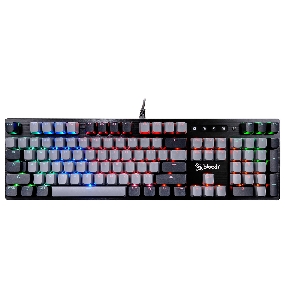 Клавиатура A4Tech Bloody B828N механическая черный/серый USB for gamer LED