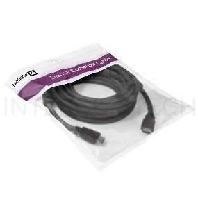 Кабель HDMI ExeGate EX287725RUS EX-CC-HDMI2-5.0F (19M/19M, v2.0, 5м, 4K UHD, Ethernet, ферритовые кольца, позолоченные контакты)