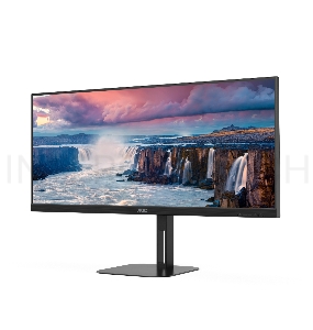 Монитор LCD 34'' 21:9 3440x1440(UWQHD) VA, GLARE, Нет, 100 Гц, 300cd/m2, H178°/V178°, 4000:1, 20M:1, 16,7 миллионов цветов, 4ms, VGA, HDMI, DP, USB-Hub, Height adj, Tilt, Swivel, Speakers, 3Y, Black