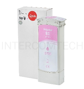 Струйный картридж Sakura C4935A (№81 Light Magenta) для HP, пурпурный, 750 мл.