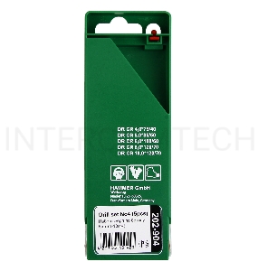Набор сверел Hammer Flex 202-904 DR set No4 (5pcs) 4-10mm  камень, 5шт. 30785