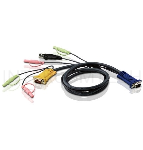 Кабель ATEN CABLE HD15M/USBM/SP/SP-SPHD15M; 1.8M