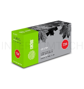 Тонер Картридж Cactus CS-C724 черный  для Canon LBP 6480/6750/6480x/6750dn (6000стр.)