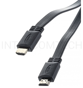 Кабель HDMI 19M/M,плоский, ver. 2.0, 4K@60 Hz 3m VCOM <CG522F-3M>