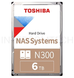 Жесткий диск Toshiba SATA-III 6Tb HDWG460UZSVA N300 (7200rpm) 256Mb 3.5