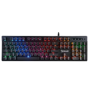 Клавиатура A4 Bloody B500N USB for gamer LED серый