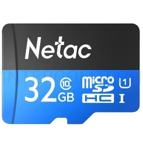 Флеш карта microSDHC 32GB Netac P500 <NT02P500STN-032G-S>  (без SD адаптера) 80MB/s