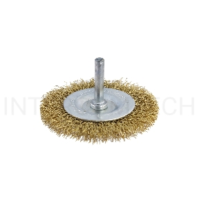 Кордщетка Hammer Flex 207-207 75мм d6  радиальная гофрированная, с хвостовиком