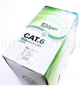 Кабель витая пара UTP Aopen (ANC614), бухта 305м, Cat.6, 4 пары
