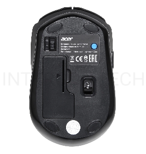 Мышь Acer OMR050 черный оптическая (1600dpi) беспроводная BT/Radio USB (8but)