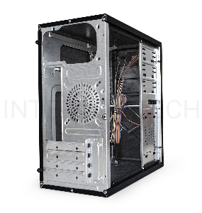 Корпус Exegate EX284022RUS Minitower BA-201 Black, mATX, <без БП>, 2*USB, Audio