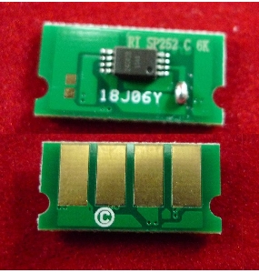 Чип Ricoh Aficio SP C252Dn/C252Sf/C262Dnw/C262Sf Cyan 6K (SPC252HE) (ELP Imaging®)